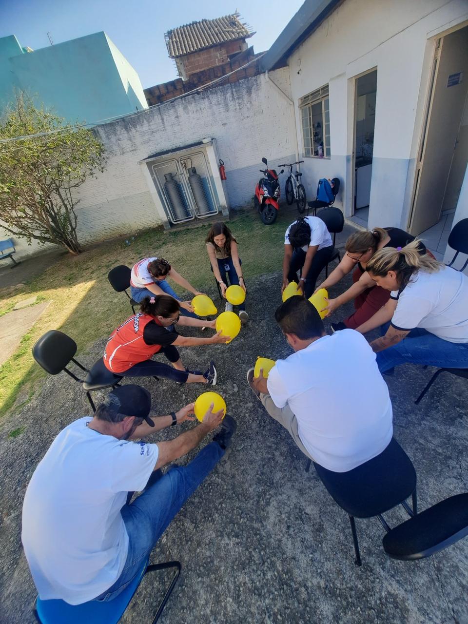 Ginástica laboral em Unidade de Saúde — ESF