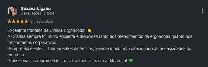Avaliação de Suzana Ligabo