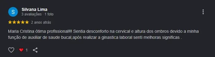 Avaliação de Silvana Lima