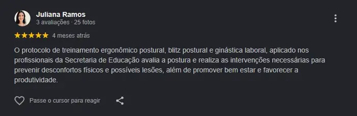 Avaliação de Juliana Ramos